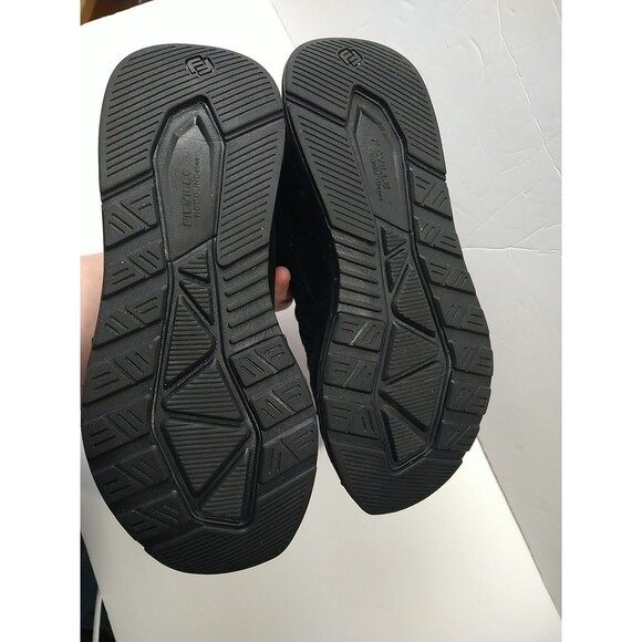 Fitville Woman 9EW Marco Black Lace up Sneakers Comfort Arch&Heel Support - Picture 5 of 11